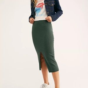 Free People Skyline Midi Skirt
